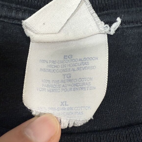 VTG 1999 Dr. Seuss Wear Grinch T-shirt Mens Size XL Black 1990s Christmas - Picture 3 of 6